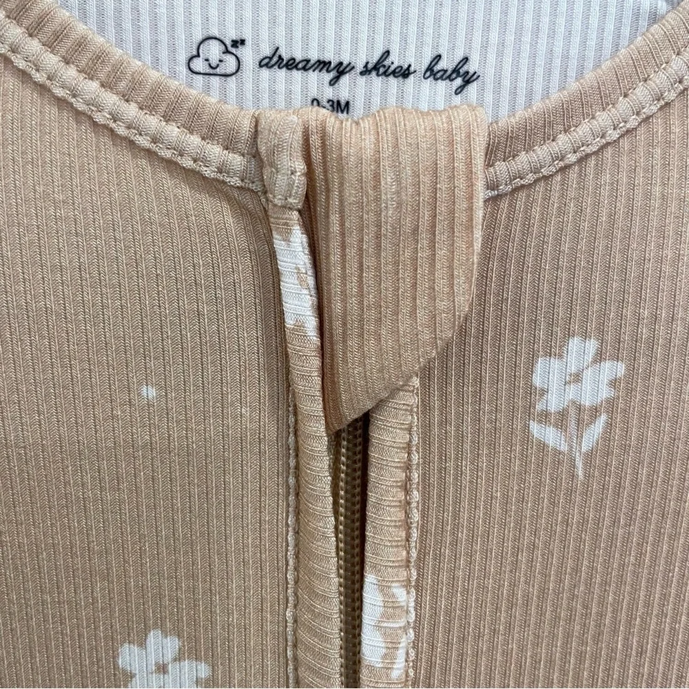 NEW Baby Boutique Floral Zip Up Pajamas